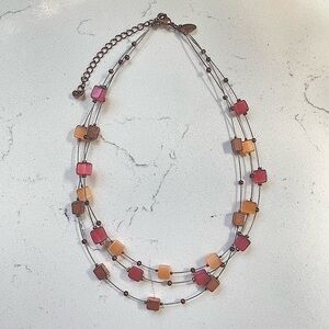Lia Sophia Sorbet Multistrand Necklace